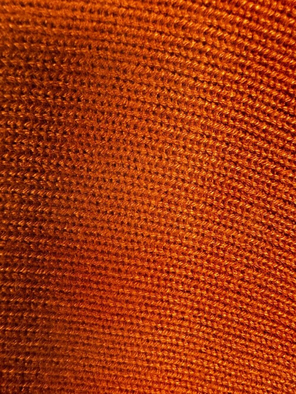 Michael Michael Kors Burnt Orange Knit Tunic Sweater | Large | Zip Back